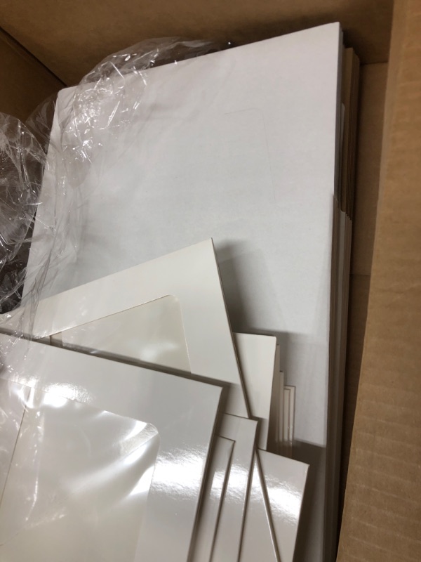 Photo 2 of 15-Pack Large Cake Boxes 12 X 12 X 6inch,White Tall Disposable Kraft Paperboard Auto-Popup with Window Cake Bakery Box (Pack of 15) White 15