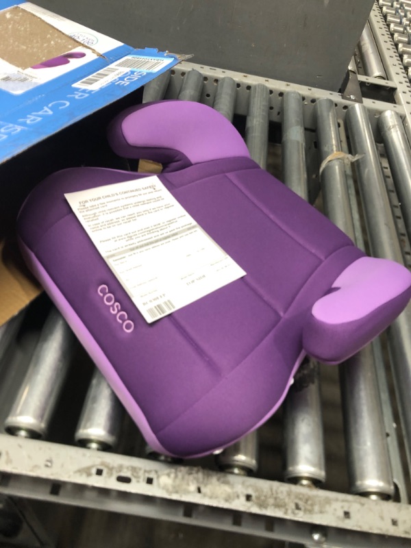 Photo 2 of Cosco Topside Booster Car Seat - Easy to Move, Lightweight Design (Grape), 1 Count (Pack of 1)