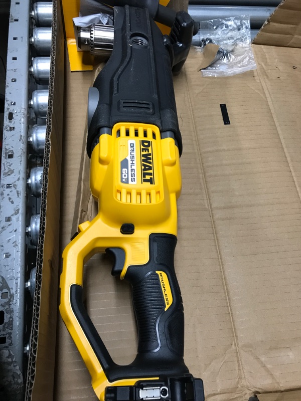 Photo 2 of ***see notes***DEWALT 60V MAX* Right Angle Drill, Stud/Joist, Tool Only (DCD470B)