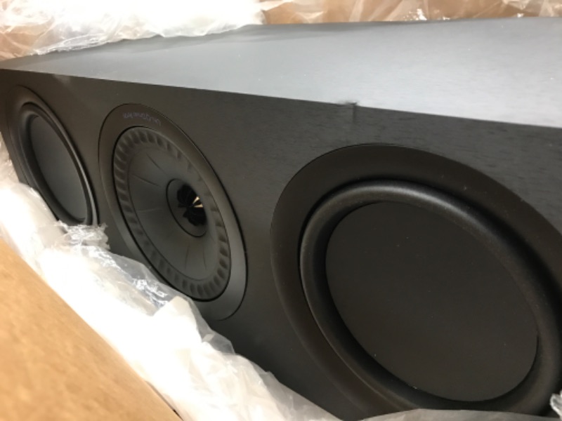 Photo 1 of KEF Q650c Center Channel Speaker (Each, Black)
