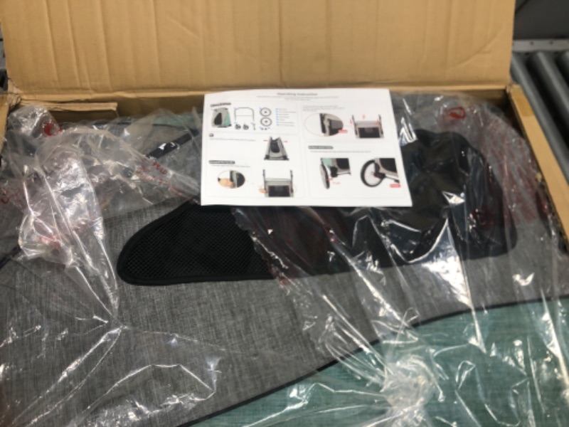 Photo 1 of [XL DOG STROLLER] Dog Stroller for Large Dogs, Heavy Duty Pet Stroller for Medium Large Dogs with Improved Large Wheels, Foldable Dog Wagons and Cart for Big Dogs with Adjustable Handle, Up to 120 LBS