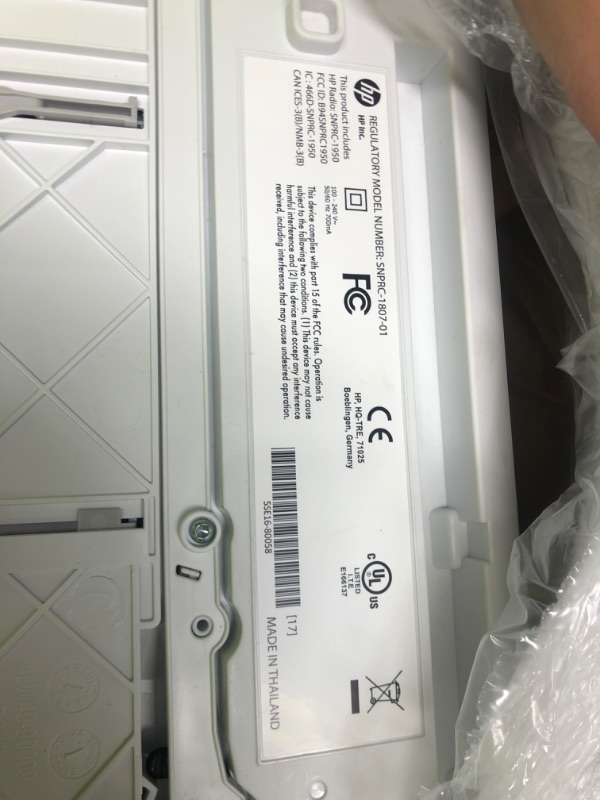 Photo 1 of HP Envy 6055e Wireless Color All-in-One Printer with 6 Months Free Ink (223N1A) (Renewed Premium),white