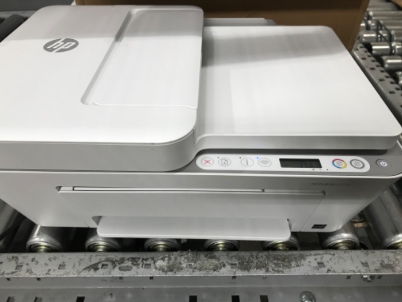 Photo 4 of HP DeskJet Plus 4155 Wireless All-in-One Printer, Mobile Print, Scan & Copy, HP Instant Ink Ready, Auto Document Feeder, Works with Alexa (3XV13A)