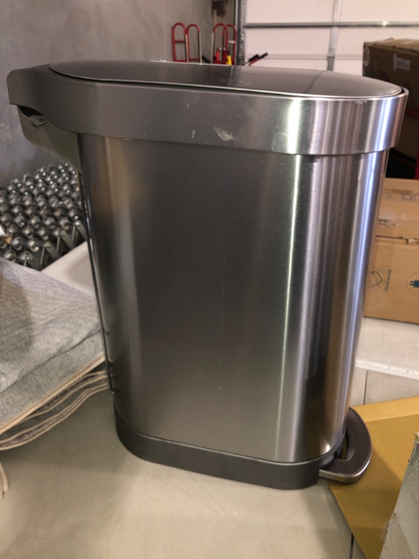 Photo 2 of (NON-REFUNDABLE) simplehuman Slim Step Can Brushed Stainless Steel, 45 Liter/12 Gallon