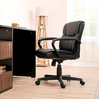 Photo 1 of Amazon Basics Ergonomic Office Desk Chair with Armrests, Adjustable Height/Tilt, 360-Degree Swivel, 275Lb Capacity - Black & Amazon Basics Vinyl Chair Mat Protector for Hard Floors 47" x 35"