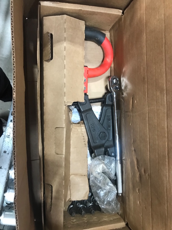 Photo 1 of RIDGID 69982 Model 226 In-Place Compact Soil Pipe Cutter for up to 6" Cast Iron, Cement, and Clay Pipe in Small Spaces Tools