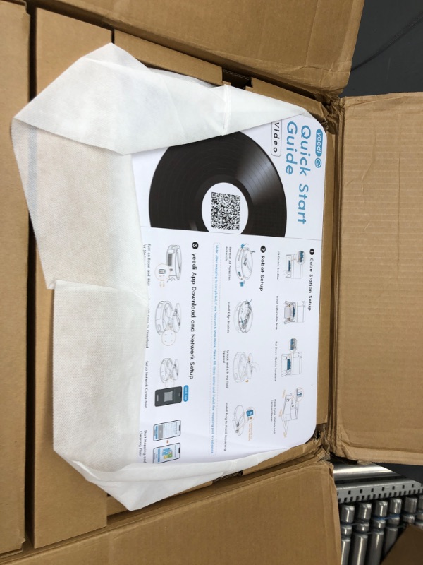 Photo 2 of **BRAND NEW** Yeedi by ECOVACS Cube Robot Vacuum and Mop, Self Mop Drying and Washing, Self Emptying, 8mm Auto Mop Lifting, 2cm Obstacle Climbing, Sonic Mopping, 1L Water Tank, for Hard Floors, Carpets White