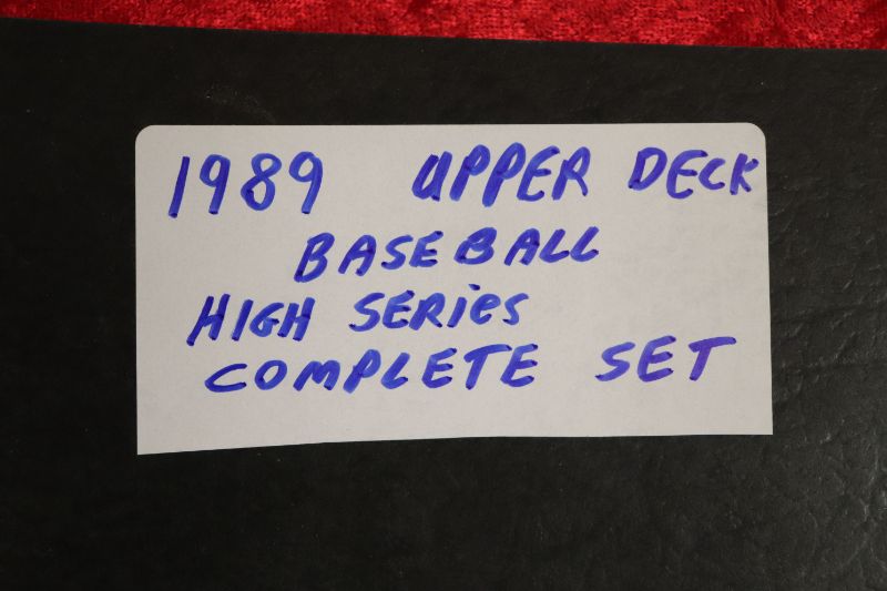 Photo 4 of 1989 Upper Deck Baseball Hi Series complete set in binder