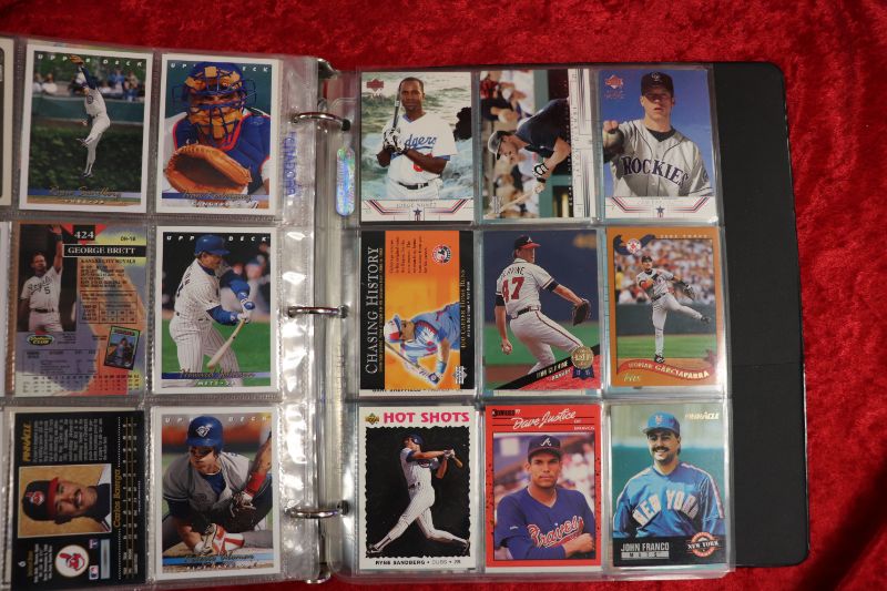 Photo 6 of Over 200 Baseball cards in binder (some stars)