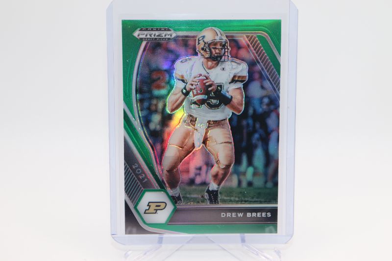 Photo 1 of Drew Brees 2021 Prizm GREEN (Mint)