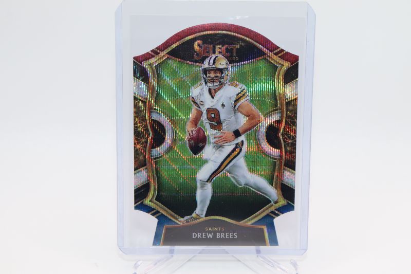 Photo 1 of Drew Brees 2021 Select Concourse Prizm diecut (Mint)