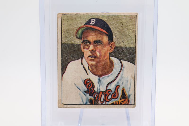 Photo 1 of 1950 Bowman Baseball Bob Chipman (VG-EX) Boston Braves