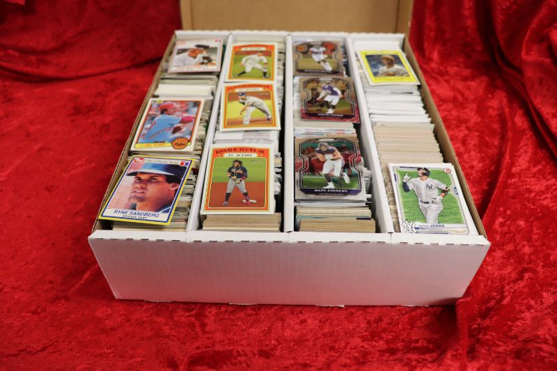 Photo 1 of 3200 count box of cards Mixed sports and years (Some Stars)