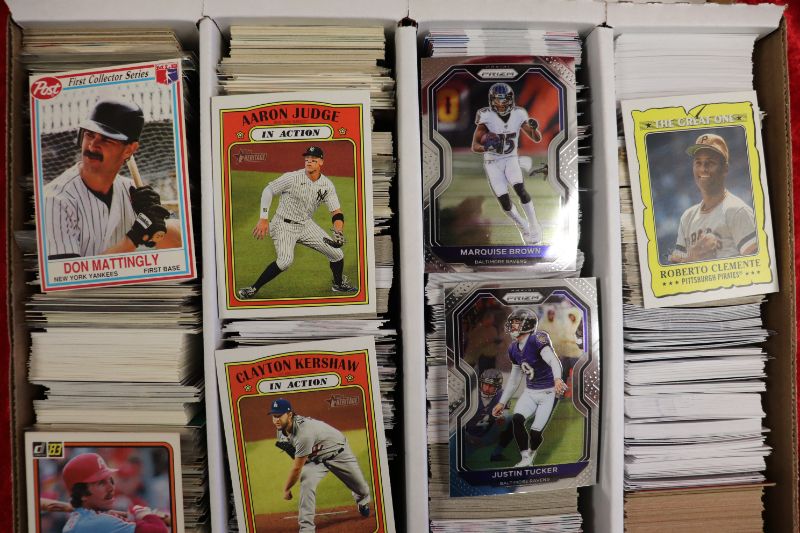 Photo 2 of 3200 count box of cards Mixed sports and years (Some Stars)