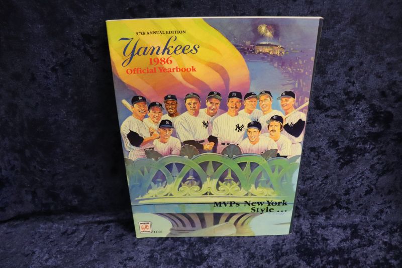 Photo 1 of 1986 NY Yankees yearbook (New)