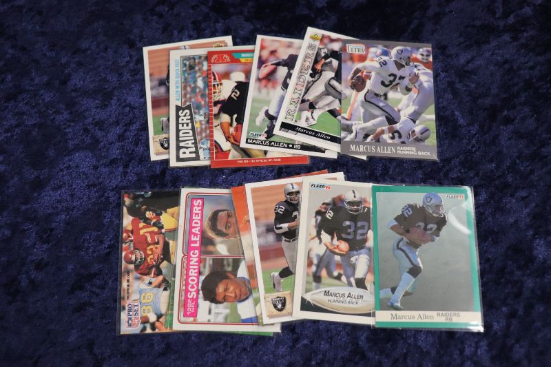 Photo 1 of 14 card lot Marcus Allen (Raiders)