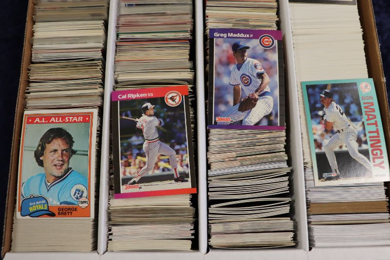 Photo 1 of 3200 count box of cards Mixed sports and years (Some Stars)