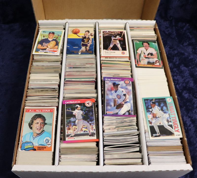 Photo 1 of 3200 count box of cards Mixed sports and years (Some Stars)