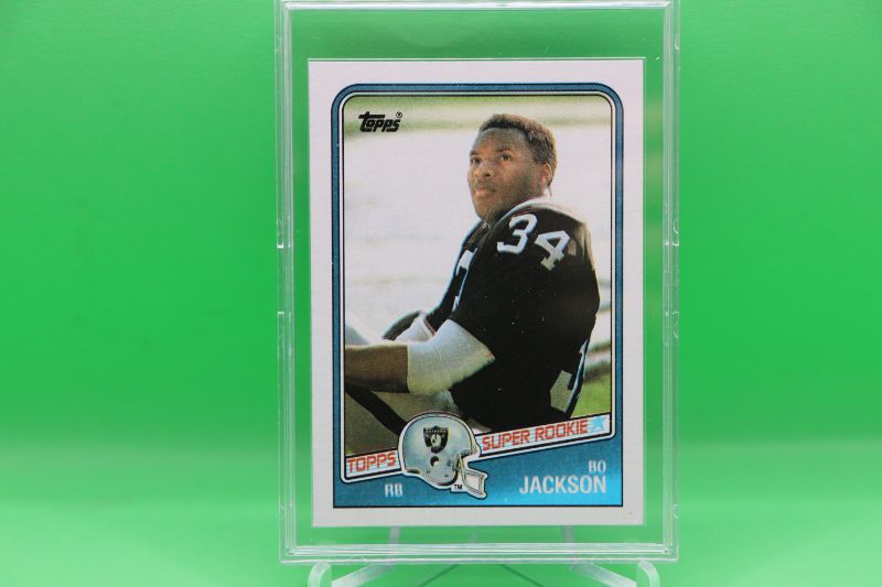 Photo 1 of Bo Jackson 1988 Topps Football ROOKIE in premium holder (Mint)