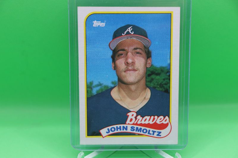 Photo 1 of John Smoltz 1989 Topps ROOKIE (NrMt)