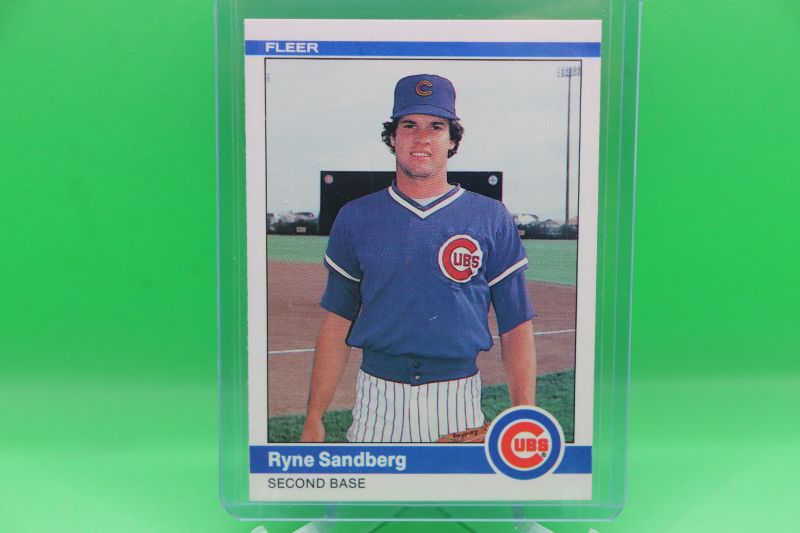 Photo 1 of Ryne Sandberg 1984 Fleer (Mint) 2nd year