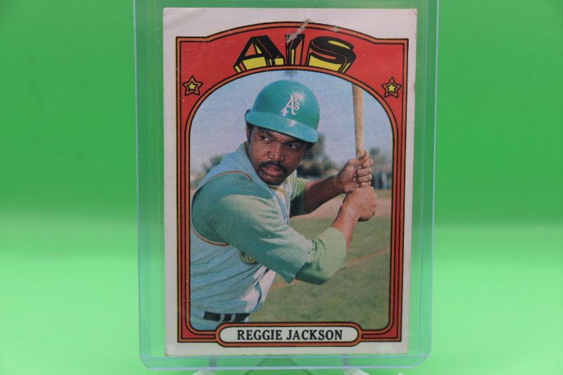 Photo 1 of Reggie Jackson 1972 Topps (VG) surface scrape