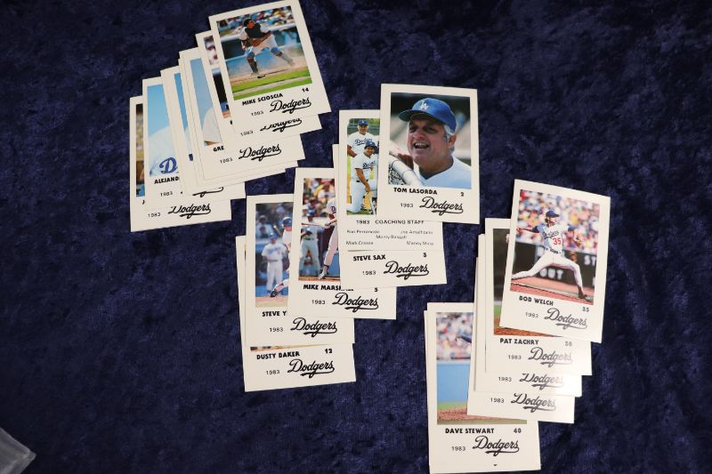 Photo 1 of 1983 Dodgers 30 card team set DARE LA Police (Mint)