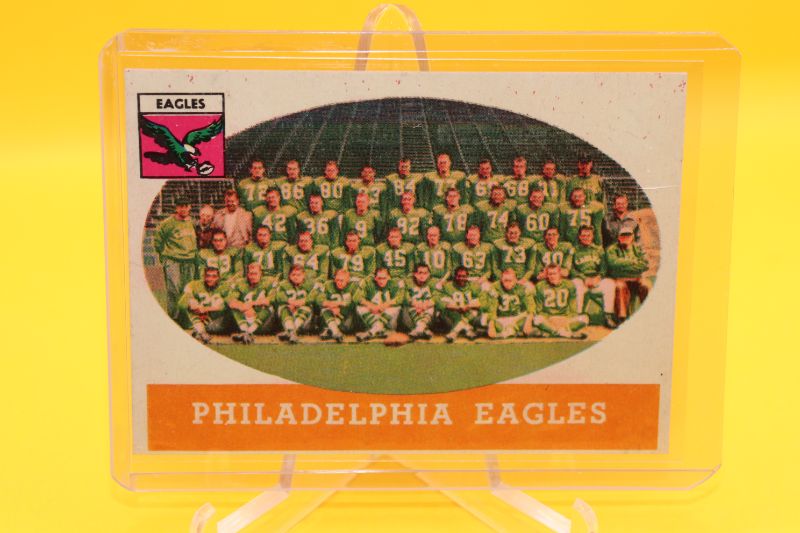 Photo 1 of Philadelphia Eagles 1958 Topps Team card (NrMt)