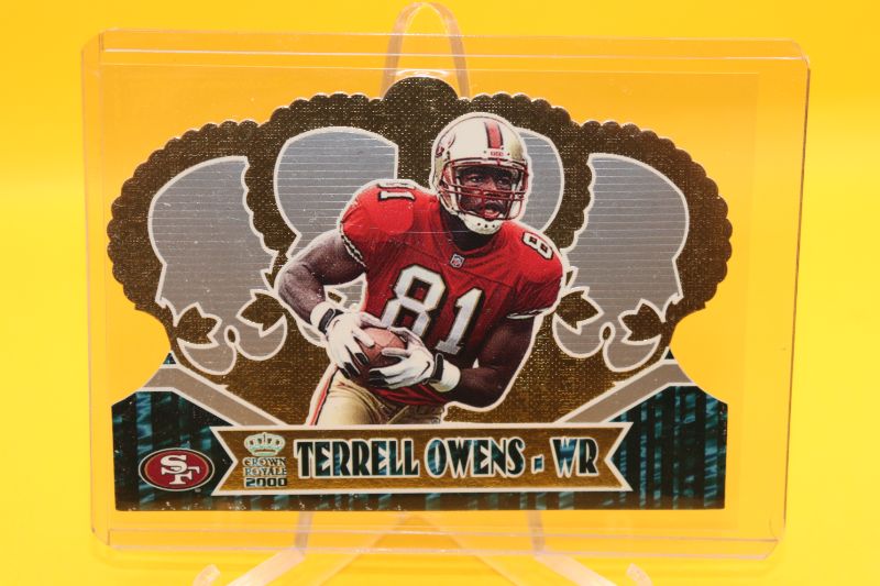 Photo 1 of Terrell Owens 2000 Crown Royale diecut (Mint)