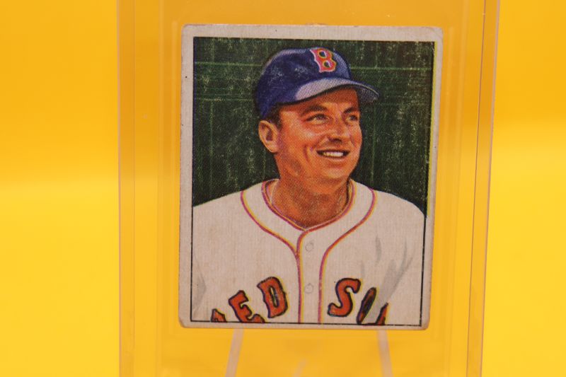 Photo 1 of 1950 Bowman Lou Stringer (VG-EX) Red Sox