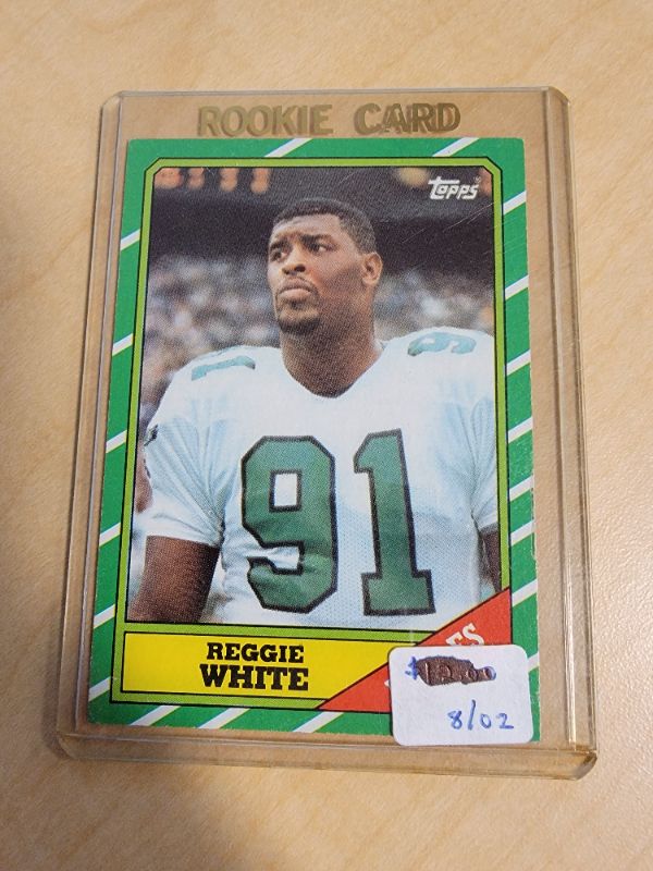 Photo 1 of 1986 REGGIE WHITE ROOKIE CARD