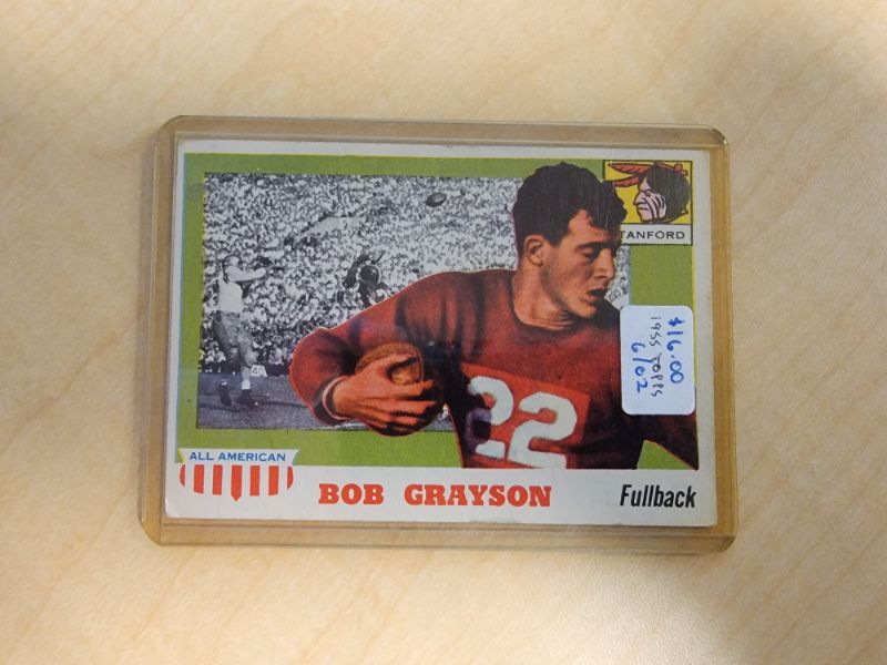 Photo 1 of 1955 TOPPS BOB GRAYSON CARD