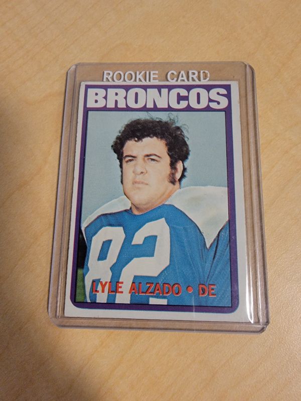 Photo 1 of 1972 LYLE ALZADO ROOKIE CARD - GREAT CONDITION