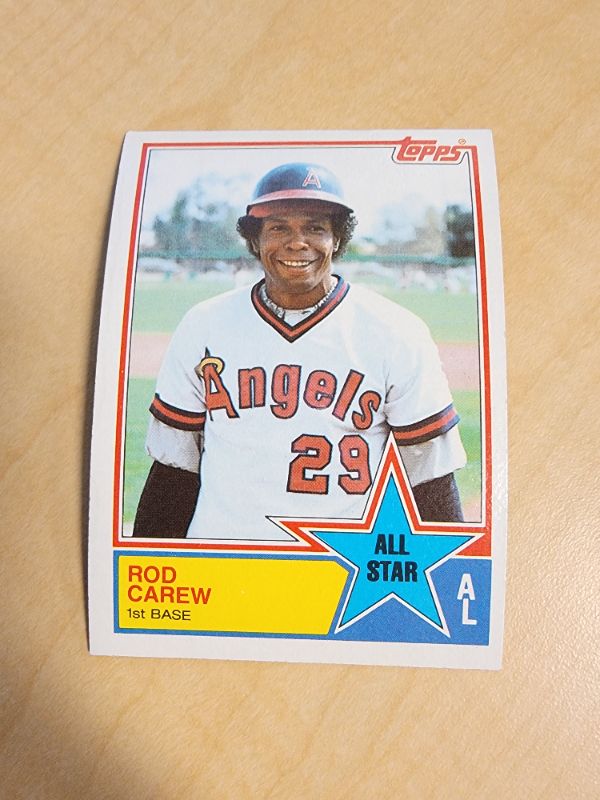 Photo 1 of 1983 TOPPS ROD CAREW CARD - EXCELLENT CONDITION