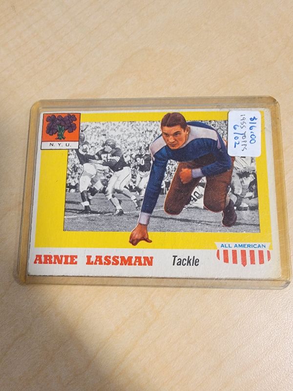 Photo 1 of 1955 ARNIE LASSMAN TOPPS CARD