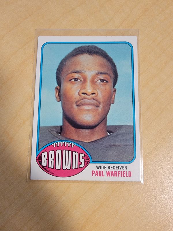 Photo 1 of 1976 TOPPS PAUL WARFIELD CARD - EXCELLENT CONDITION