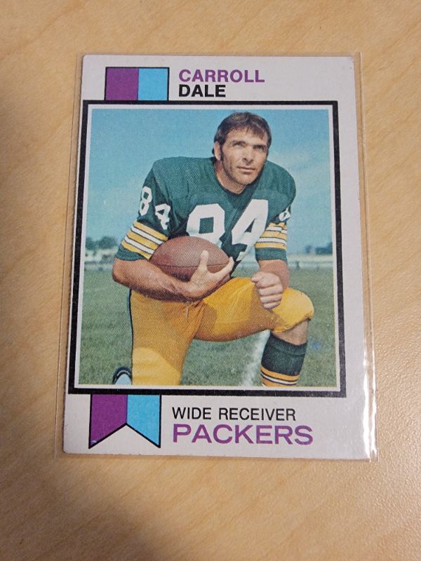 Photo 1 of 1973 CARROLL DALE TOPPS CARD GREAT CONDITION