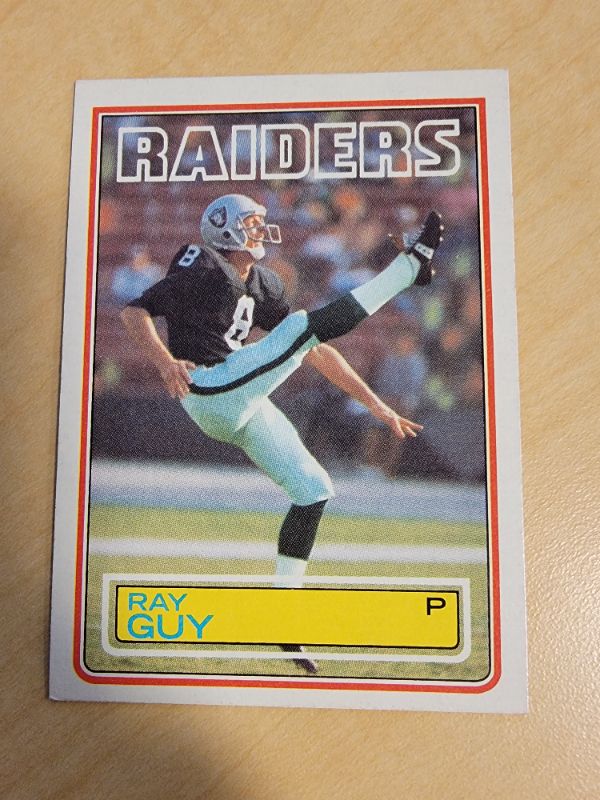 Photo 1 of 1983 TOPPS RAY GUY - EXCELLENT CONDITION