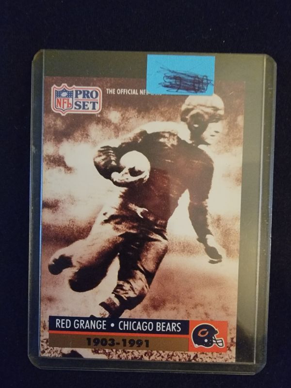 Photo 1 of 1991 RED GRANGE CARD - EXCELLENT CONDITION