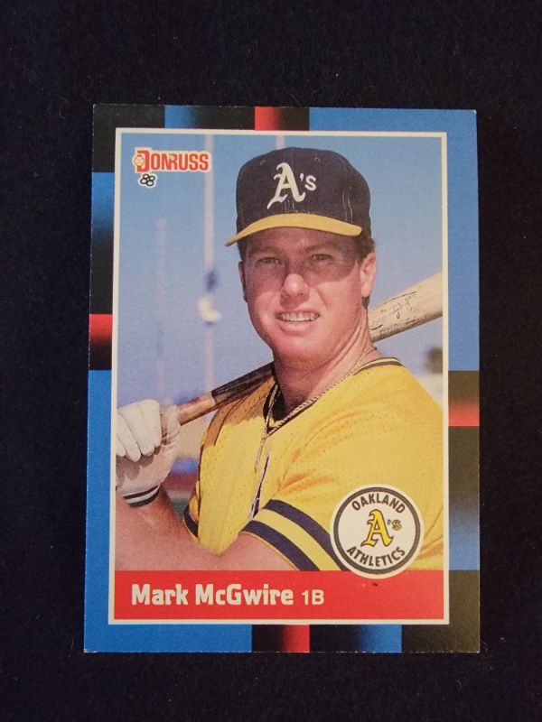 Photo 1 of 1988 MARK MCGWIRE DONRUSS CARD - EXCELLENT CONDITION