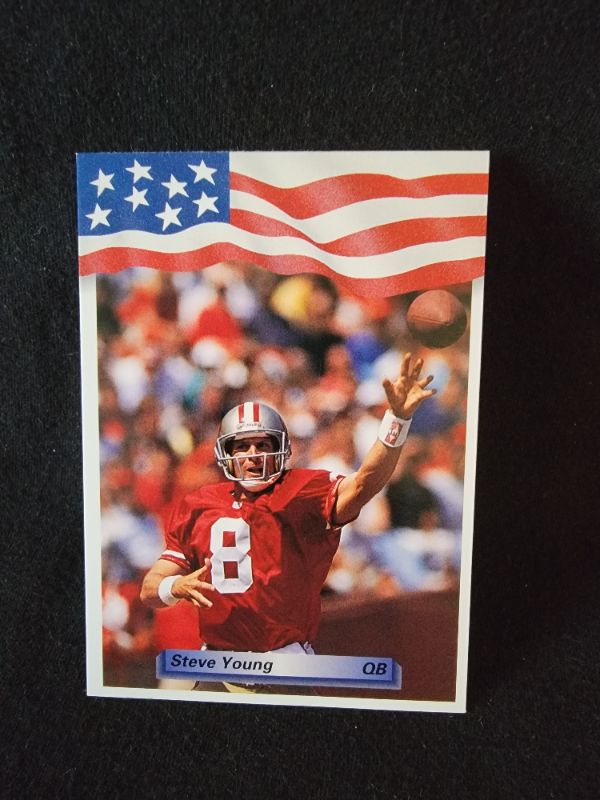 Photo 1 of 1992 STEVE YOUNG CARD - EXCELLENT CONDITION
