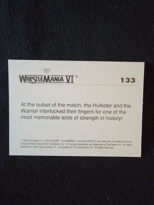 Photo 2 of 1990 WRESTLEMANIA VI - EXCELLENT CONDITION