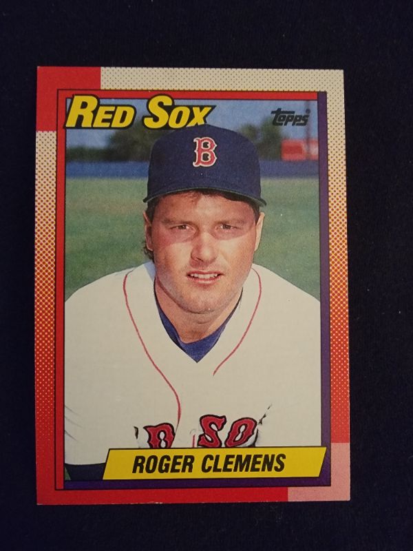 Photo 1 of 1990 ROGER CLEMENS TOPPS CARD - EXCELLENT CONDITION