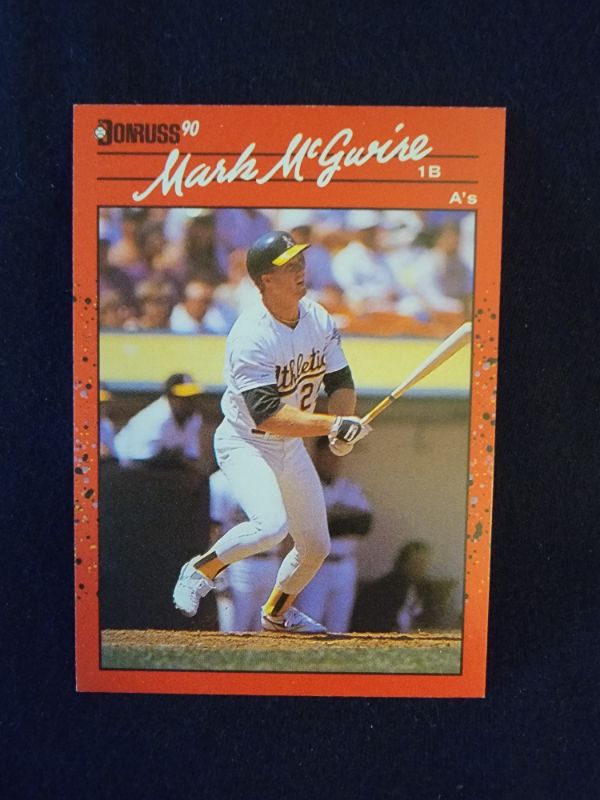 Photo 1 of  1990 MARK MCGWIRE DONRUSS CARD- EXCELLENT CONDITION