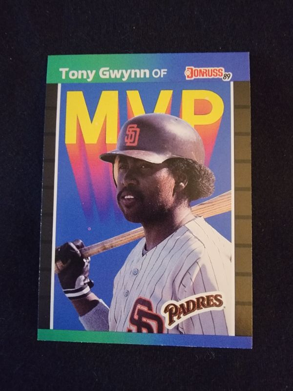 Photo 1 of 1989 TONY GWYNN DONRUSS CARD - EXCELLENT CONDITION