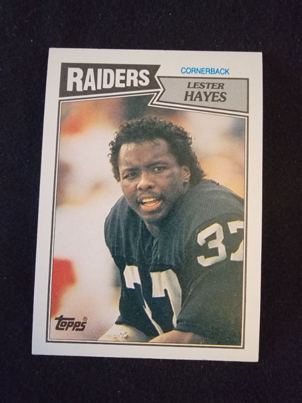 Photo 1 of 1987 LESTER HAYES TOPPS CARDS - EXCELLENT CONDITION