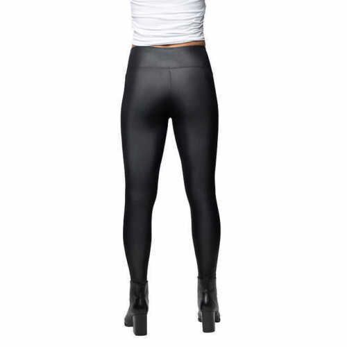 Photo 3 of SIZE MEDIUM - Jane and Bleecker Ladies Faux Leather Legging Black Medium