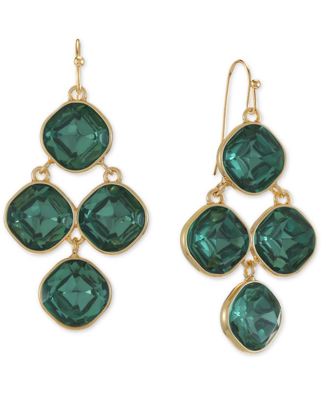 Photo 1 of Style & Co Chandelier Stone Drop Earrings, Created for Macy's