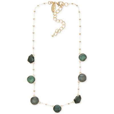 Photo 1 of Style & Co Mixed Color Stone Statement Necklace, 16 + 3 Extender, Created for Macy's - Green