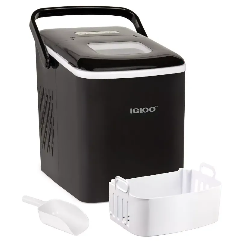 Photo 1 of BLACK - Igloo 26 Lb. Automatic Self-Cleaning Portable Ice Maker.